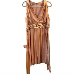 NWT Maggy London Light Pink Formal Midi Dress. Size 14